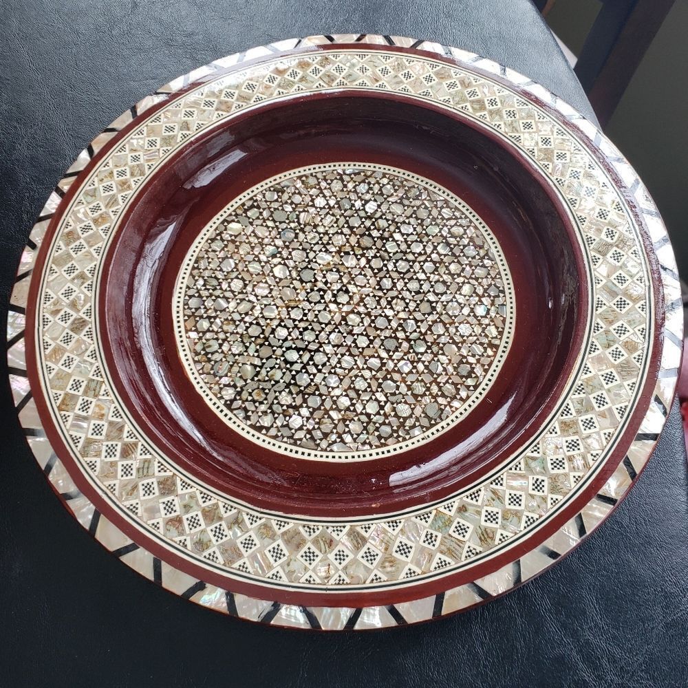 Handcrafted Mosaic Decorative Plate
